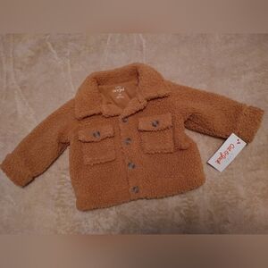 Cozy Tan Sherpa Jacket